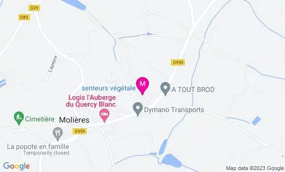 Localisation Restaurant  Pizza des Anges