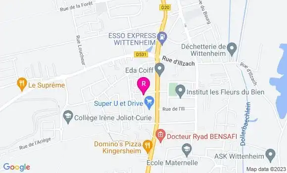 Localisation Restaurant  Chez Antep