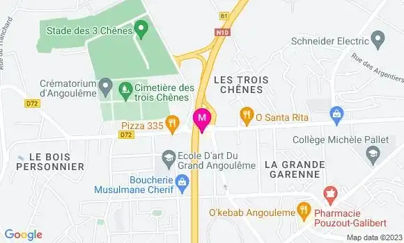 Localisation Kebab Le Pacha