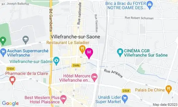 Localisation Restaurant Turc Le Mezre