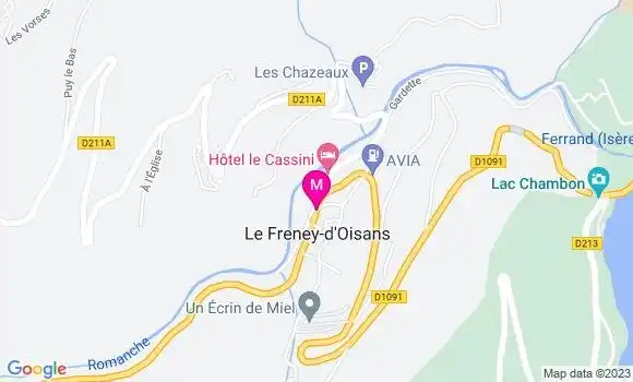 Localisation Restaurant Hôtel Le Cassini