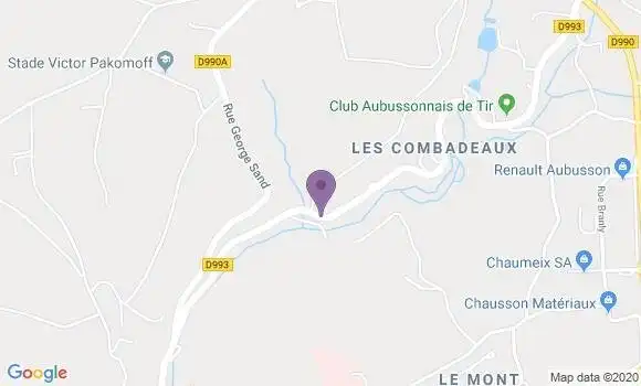 Localisation Pizzeria Jules Sandeau
