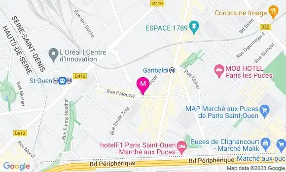 Localisation Restaurant  Mains d