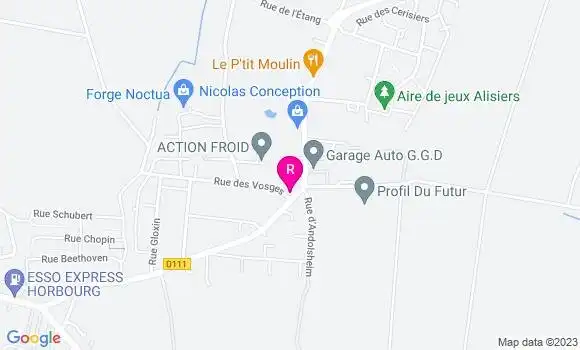Localisation Pizzeria Le Fourmet