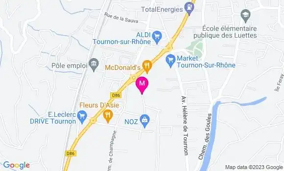 Localisation Restaurant Chinois Fleurs d