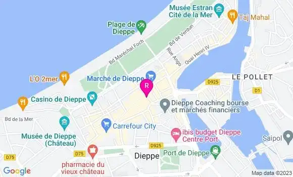 Localisation Restaurant  Dieppe Food