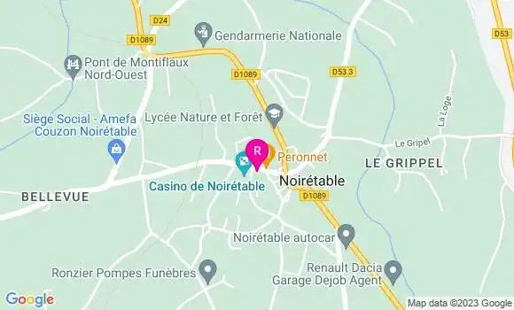 Localisation Restaurant  L