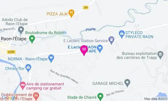 Localisation Restaurant  Pizza Guizz