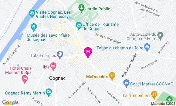 Localisation Restaurant Bar Le Cosy