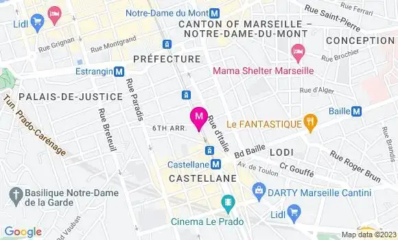 Localisation Restaurant  Le Jasmin de Carthage