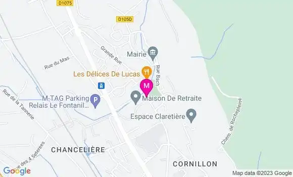 Localisation Restaurant  Pizza du Rocher