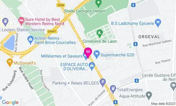 Localisation Restaurant  La P
