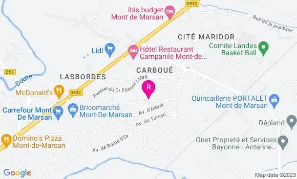 Localisation Restaurant  La Flemme