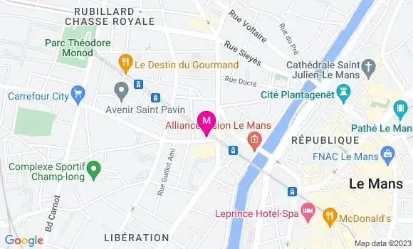 Localisation Pizzeria Planet Food