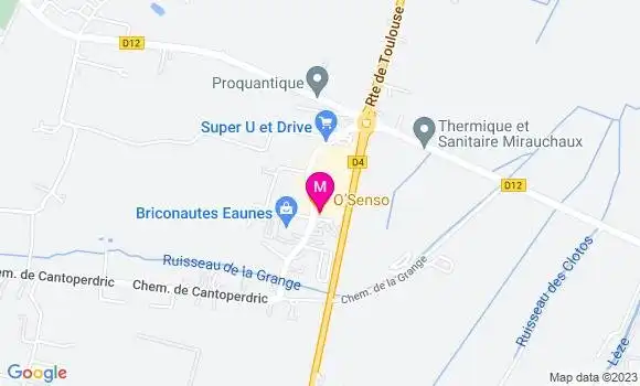 Localisation Restaurant  O