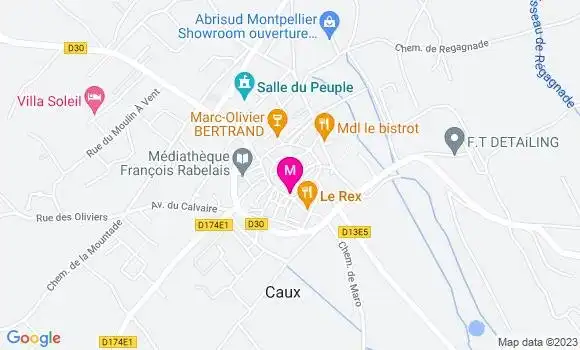 Localisation Restaurant  Chez Trini