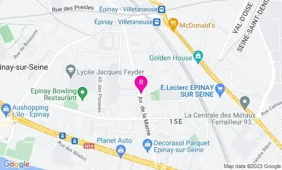 Localisation Restaurant Bar Amrane Sports