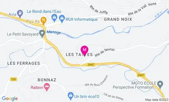 Localisation Pizzeria Pizz As
