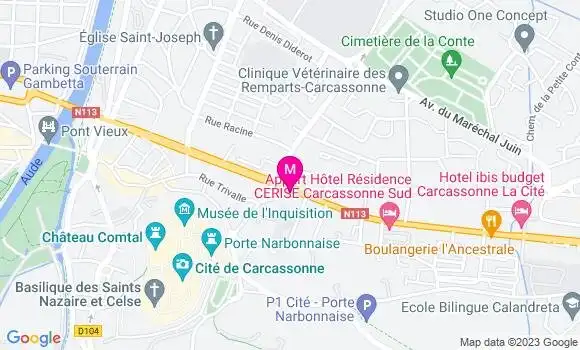 Localisation Pizzeria Plein Sud