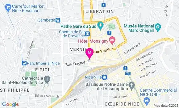 Localisation Restaurant  Pizza Lux