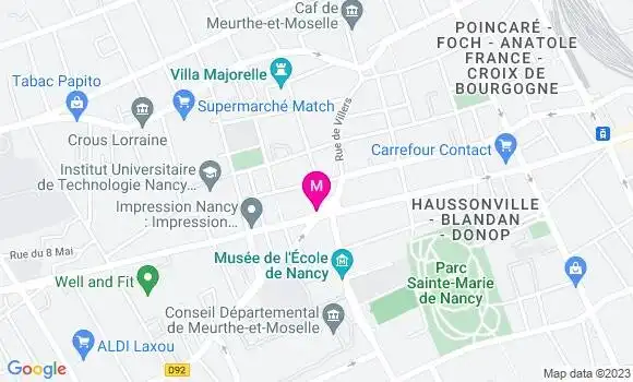 Localisation Pizzeria Sole Mio
