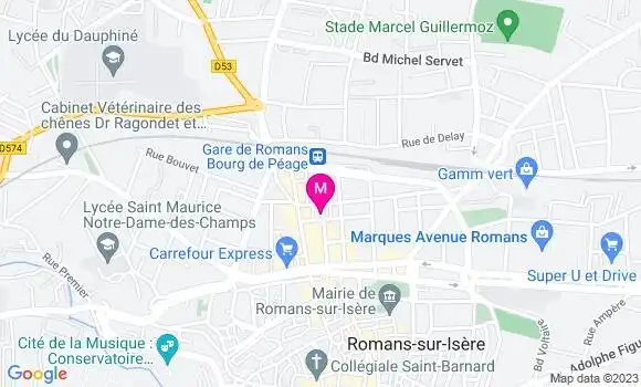 Localisation Restaurant  Pizza Marcel