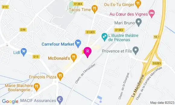 Localisation Restaurant  Le Bivouac qui Fume