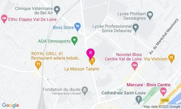 Localisation Restaurant  Palmyre Express