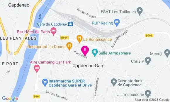 Localisation Restaurant  L