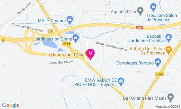 Localisation Restaurant Asiatique Le Gourmand d