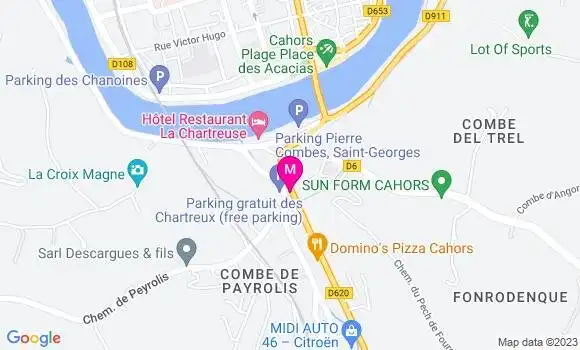 Localisation Pizzeria Le Saint Georges