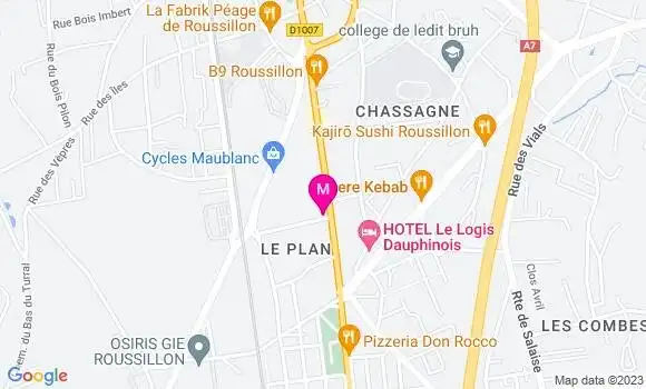 Localisation Istanbul Kebab Chez Selami