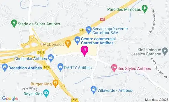 Localisation Restaurant  Stop