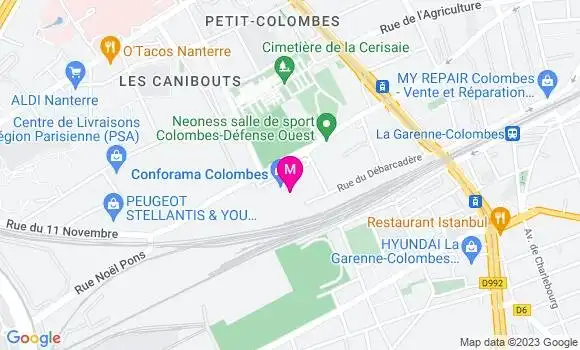 Localisation Restaurant  Point Chaud