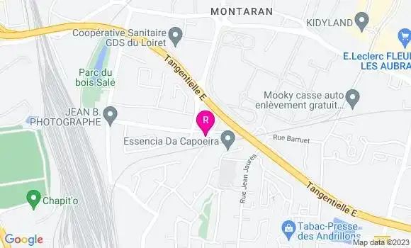 Localisation Restaurant  Chez Ida Makambo