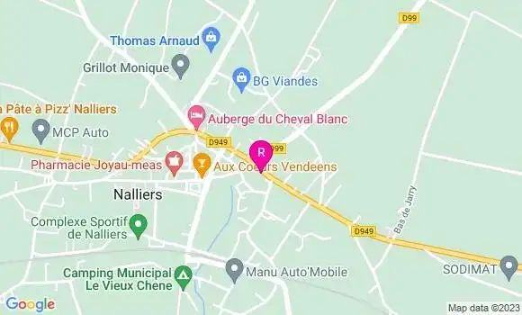 Localisation Restaurant  Le 18 Bis