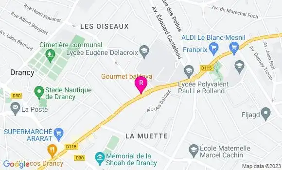 Localisation Restaurant du Lycée