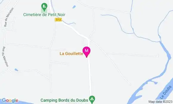 Localisation Restaurant  La Gouillette