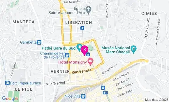 Localisation Brasserie Nord Sud