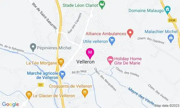 Localisation Pizzeria Pizza Vellano