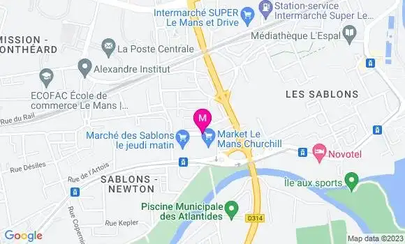 Localisation Restaurant  Le Manesman