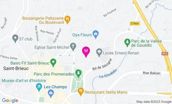 Localisation Restaurant Bar Le Narval