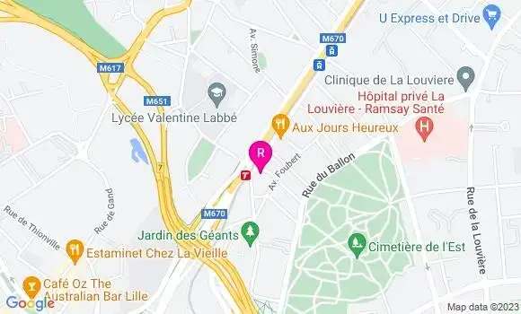 Localisation Restaurant  La Famille