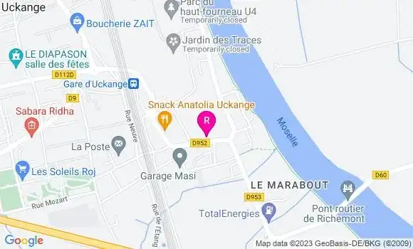 Localisation Restaurant Turc Chez Marmaris