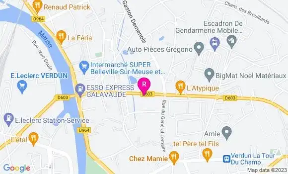 Localisation Pizzeria Pizza 46