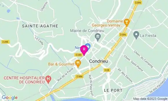 Localisation Restaurant Italien Grain de Soleil