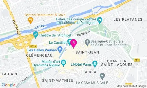 Localisation Restaurant  Boulangerie Paul