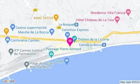 Localisation Restaurant  Marsa Plage