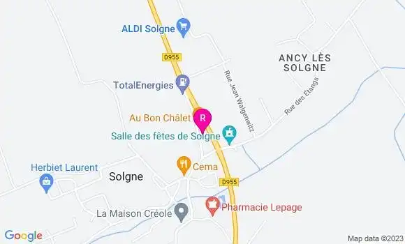 Localisation Kebab Au Bon Châlet