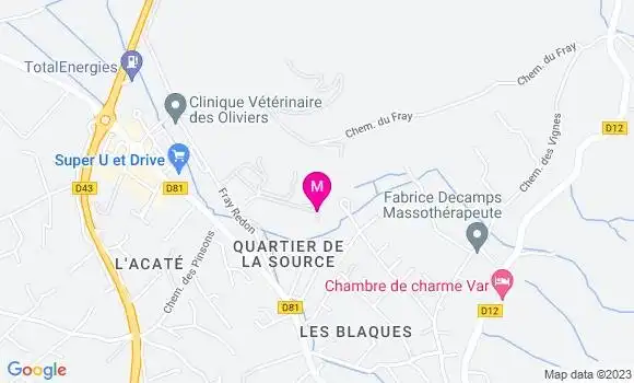 Localisation Restaurant  L
